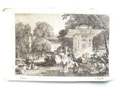 T. B. Cyl  Merkez Laboratuarı / T. Allom, Küçüksu gravür kart - Kartpostal