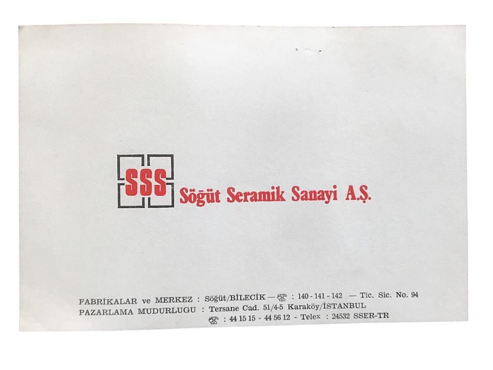 Söğüt Seramik Sanayi A.Ş. - Kartadres