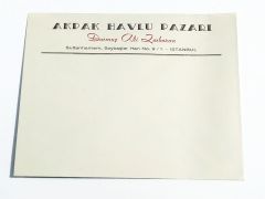 Akpak havlu pazarı Sultanhamam - Antetli zarf