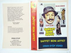 Saffet beni affet Sadri ALIŞIK Selma GÜNERİ - Almanya VHS kaset kartoneti