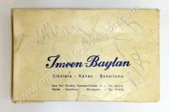 İmren Baylan Çikolata - Şekerleme kutusu