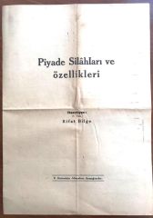 Piyade Silahları ve Özellikleri - Rifat BİLGE / 42X60 cm. tablo