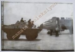 THY - Türk Hava Yolları Boğaziçi uçağı  12 Eylül dönemi panzer ve uçak negatif film - Efemera