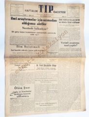 Haftalık Tıp gazetesi - 1 Temmuz 1947 - Efemera