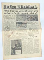 Milli şefimiz gençlik bayramı... En Son Dakika gazetesi - 19 Mayıs 1944 19 Mayıs - Efemera