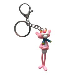 Kaşkollu Pembe Panter - Anahtarlık