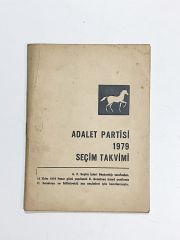 Adalet Partisi 1979 Seçim Takvimi - Kitap