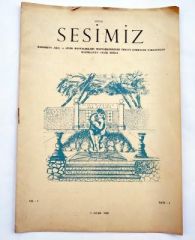 Bizim Sesimiz dergisi - 1 Ocak 1963 Bakırköy Akıl ve Sinir Hastalıkları Hastahanesi ... - Kitap