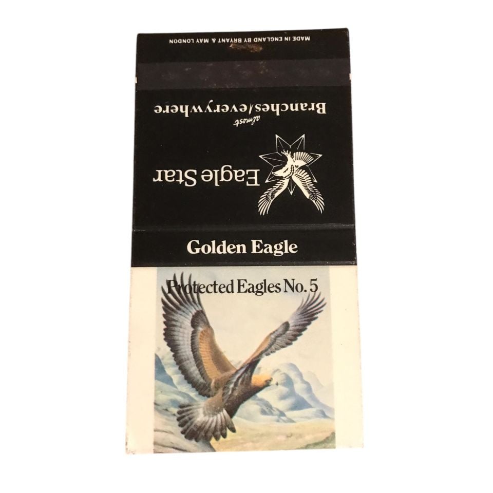 Eagle Star - protected eagles No. 5 / Eski kibrit