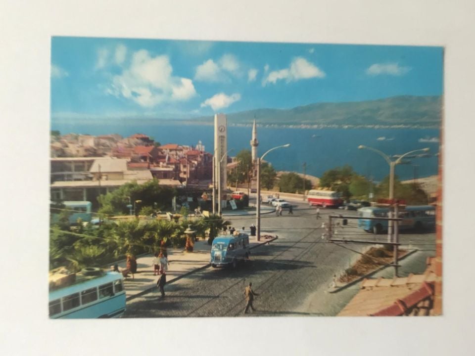 Eşref paşadan bir görünüş - İzmir - Kartpostal