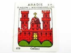 Abadie Flaggen Wappensammlung / Gmünd  3.7x4.5 - Efemera