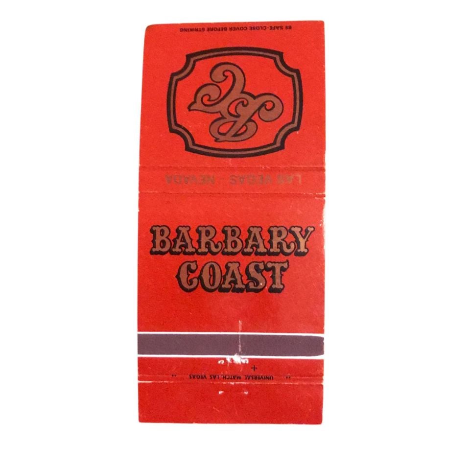 Barbary Coast - Las Vegas NEVADA / Eski kibrit