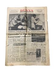 Adnan MENDERES ve Yassıada haberli, Dünya gazetesi