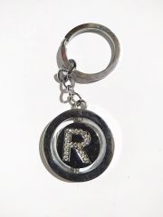 R Harfli. taşlı anahtarlık