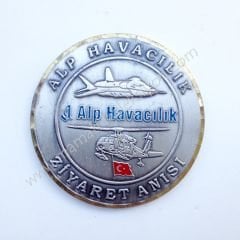 Alp Havacılık Ziyaret anısı Havacılık madalya, hatıra paraları -