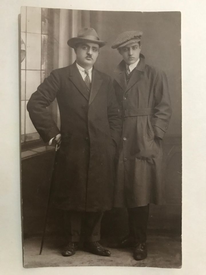 Arkası Ermenice yazılı - Photo Arax Mısır 1925 / Eski fotoğraf
