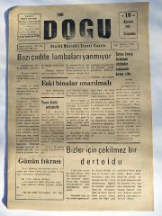 Kars, Yeni Doğu gazetesi, 10 Ağustos 1983