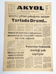 SİLİFKE, Akyol gazetesi, 24 Aralık 1985 - Efemera