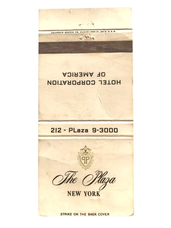 The Plaza - New York / Eski kibrit