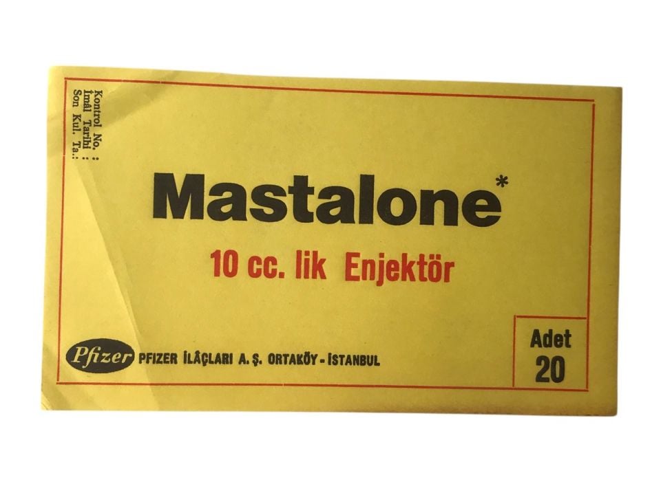 Mastalone - Pfizer İlaçları / 8x14 Etiket