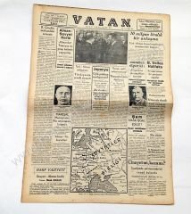 Hitler, Şam nasıl işgal edildi, Vatan gazetesi, 24 Haziran 1941 - Efemera