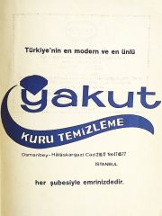 Yakut Kuru Temizleme / Dergi. gazete reklamı