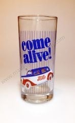 Pepsi Cola  - Come Alive Otomobil temalı bardak Meşrubat tarihi objeleri, Otomobil temalı bardak