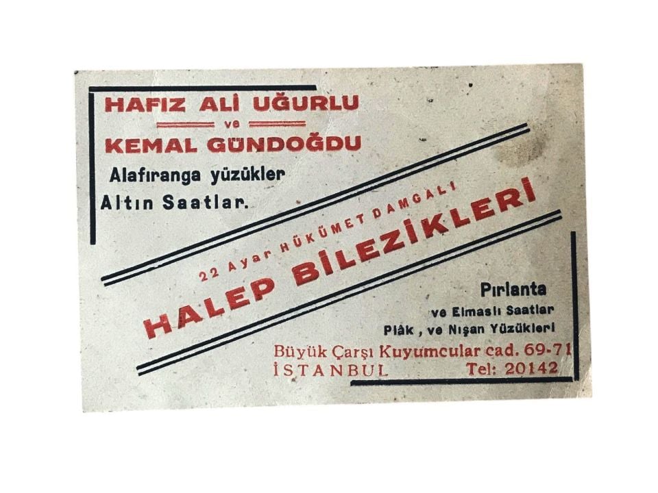 Halep Bilezikleri - Büyük Çarşı Kuyumcular cad. / Kartadres