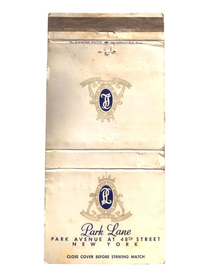 Park Lane - New York / Eski kibrit