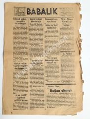 KONYA, Babalık gazetesi, 22 Ocak 1948 - Efemera