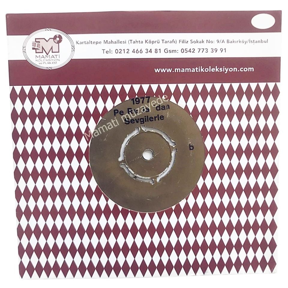 1977 Pe Re Ja'dan sevgilerle - 45'LİK PLAK