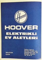 Hoover elektrikli ev aletleri - Pangaltı / Dergi. gazete reklamı