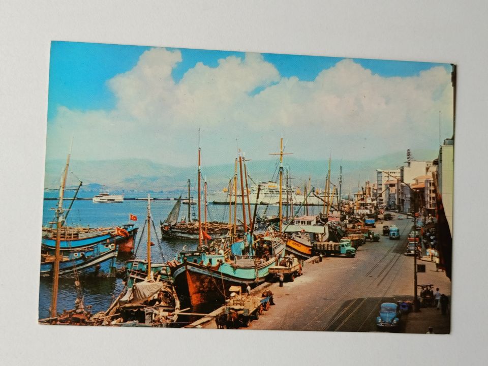 Limandan bir görünüş - İzmir - Kartpostal