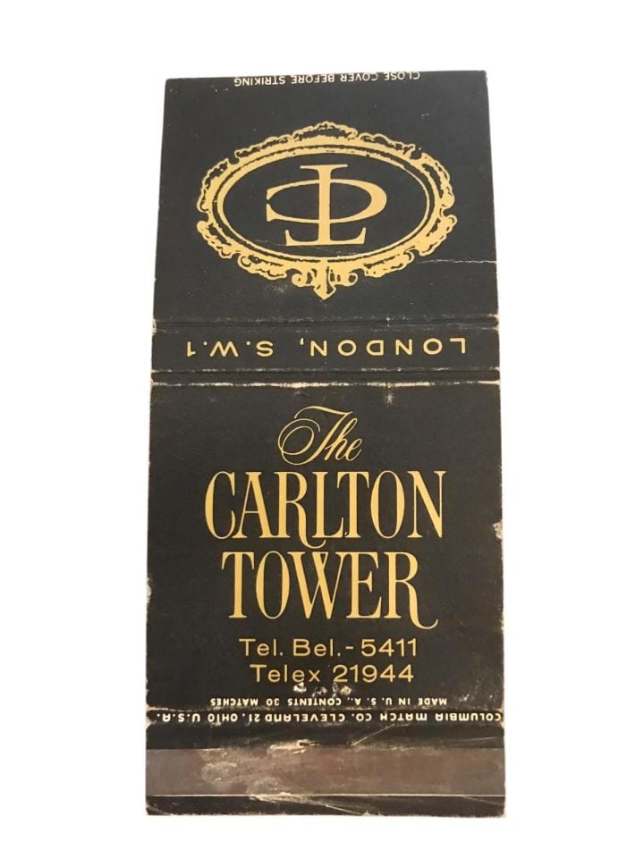 Carlton Tower London / Eski kibrit