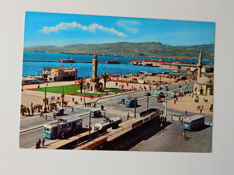 Egenin incisi - Place de Konak - İzmir - Kartpostal