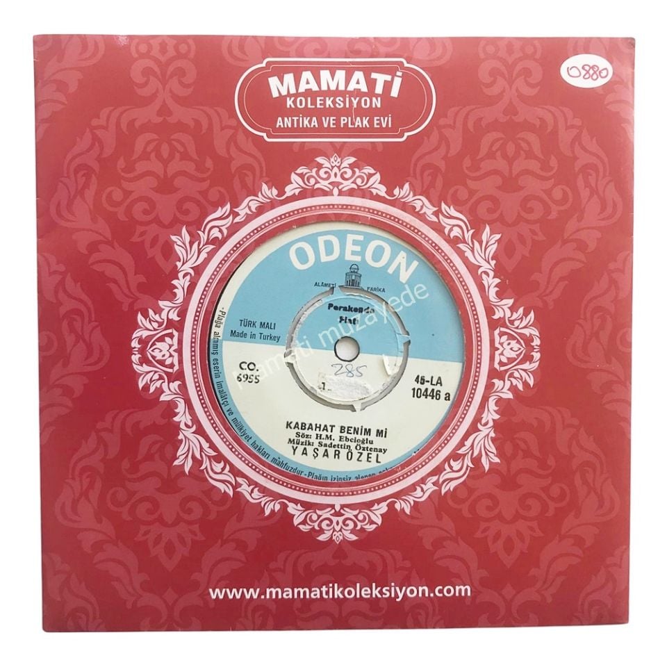 Kabahat Benim mi  - Aşk Olsun / Yaşar Özel - 45'LİK PLAK