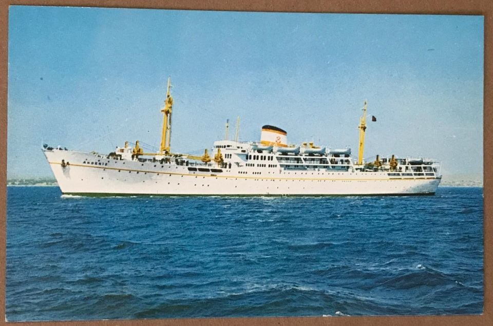 Akdeniz - Karadeniz / Denizyolları - 18 knots... 8809 Gr. tons / Kartpostal