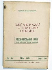 İlmi ve Kazai İçtihatlar dergisi Sayı:190- Dergi