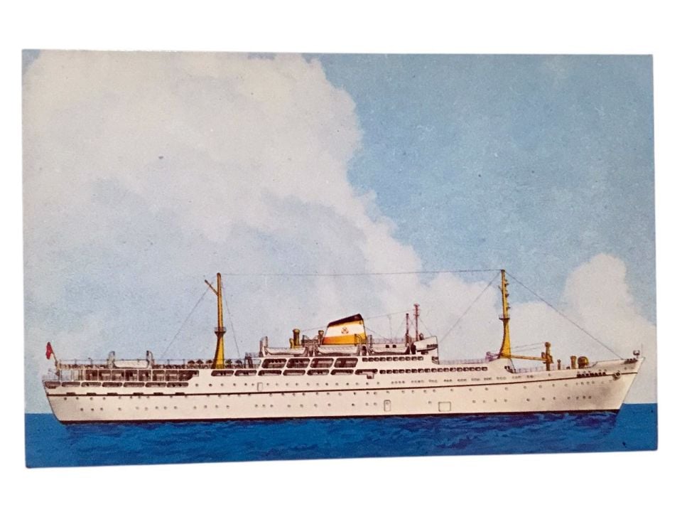 Marmara / Denizyolları - 14 knots... 6042 Gr. tons / Kartpostal