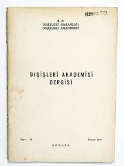 Dışişleri akademisi dergisi Sayı:25 - Dergi