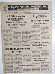 Antakya toplumcu halk gazetesi - Gazete
