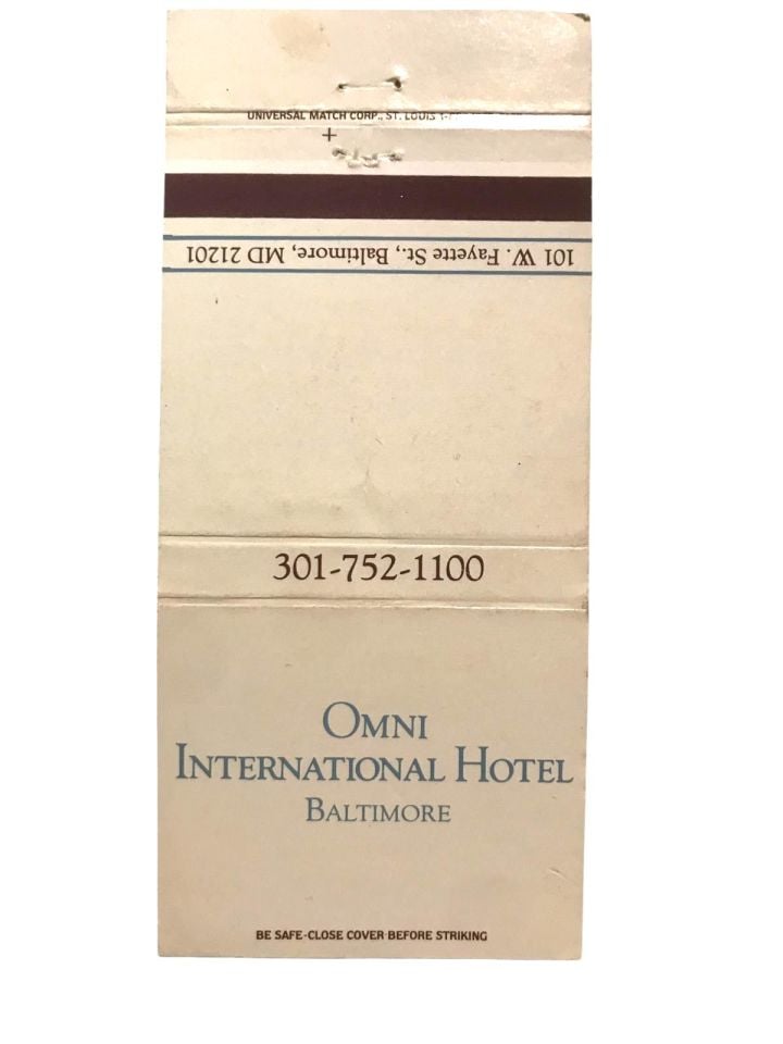 Omni Internatioanal Hotel - Baltimore / Eski kibrit