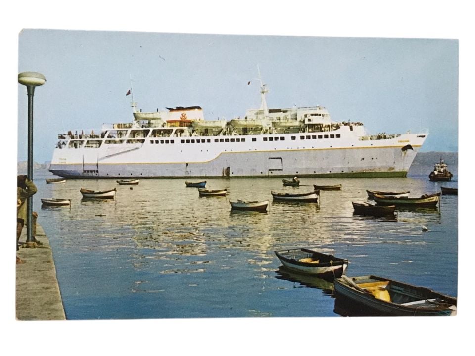 Truva / Denizyolları - 19 knots... 3422 Gr. tons / Kartpostal