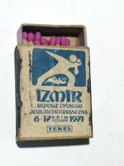 İzmir Akdeniz Oyunları 1971 - Tekel kibrit
