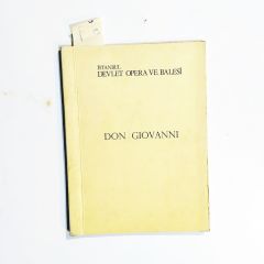 Don Gıovannı - Devlet Opera Ve Balesi / Kitap