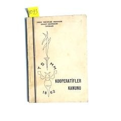 TSMM 1862 Kooperatifler kanunu - Kitap