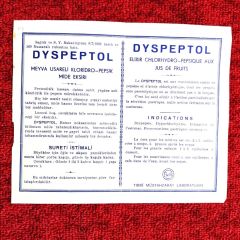 Dyspeptol BERK - Prospektüs  / Efemera