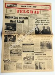 BEŞİKTAŞ, Telgraf gazetesi, Ocak 1987 - Sayı:10 - Efemera