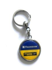 Finansbank / Western Union - Sarı Lacivert anahtarlık