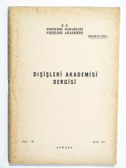 Dışişleri akademisi dergisi Sayı:33 - Dergi
